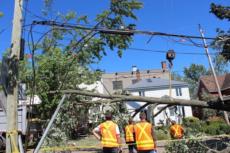 En photos : l'orage du 19 juillet à Laval