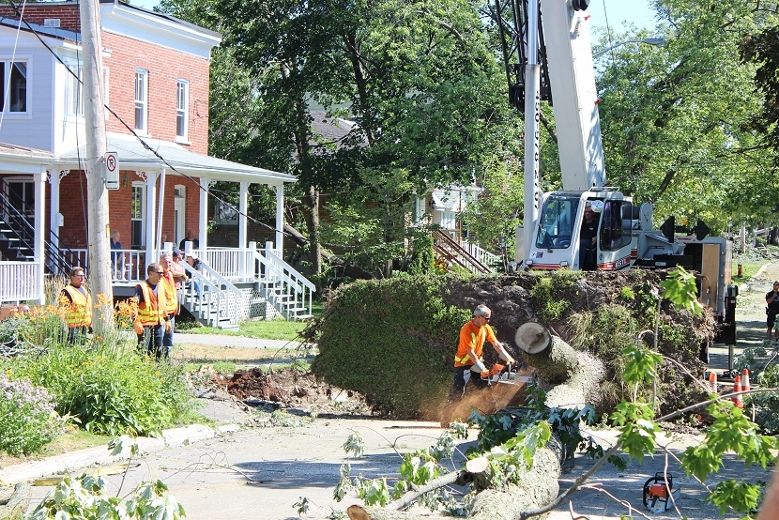 En photos : l'orage du 19 juillet à Laval