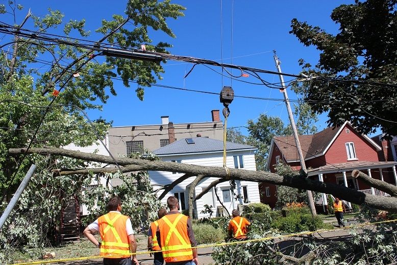 En photos : l'orage du 19 juillet à Laval