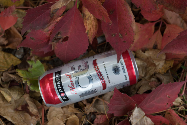 Des dizaines de déchets se trouvent dans le parc, ouvert à tous.
