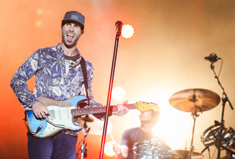 Adam Levine et sa bande de Maroon 5 ont électrisé la grande plaine du Centre de la nature lors du spectacle d'ouverture du Mondial, le 21 juin.