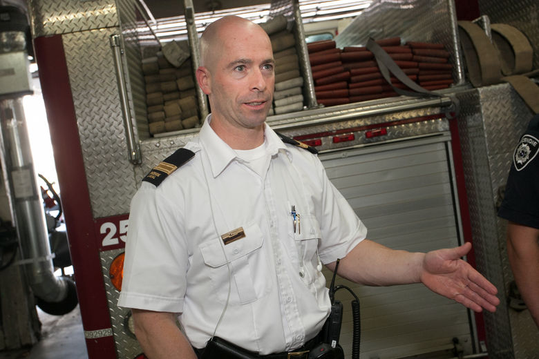 Le chef aux opérations, Daniel Beaupré.