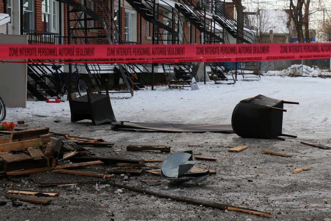 Violent incendie à Chomedey