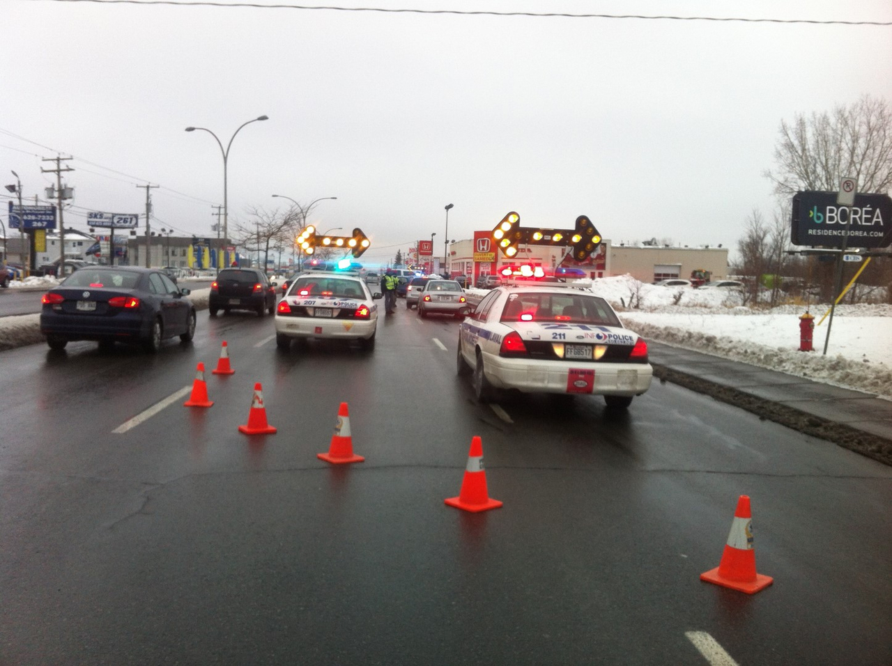 Opérations de vérification des pneus d’hiver
