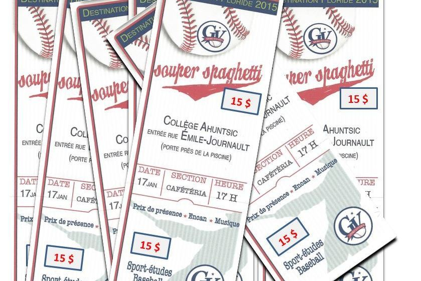 Souper spaghetti pour le sport-études baseball de l’école Georges-Vanier
