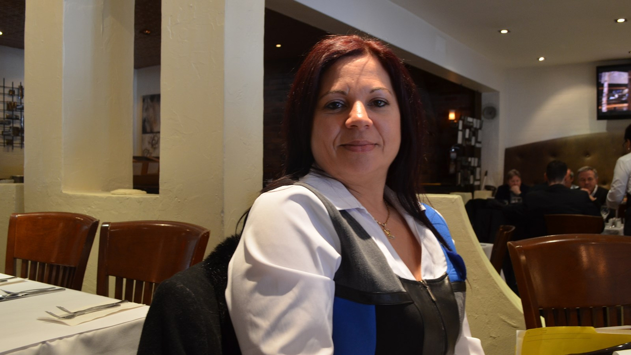 Josée Blanchard, présidente de l'unité locale de l'APTS, a rencontré la ministre Charbonneau pour lui faire part de ses inquiétudes.
