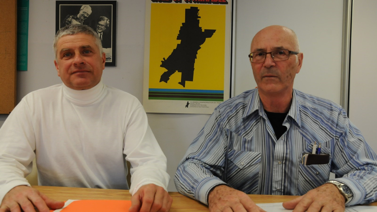 Albert Gingras et Marcel Denis