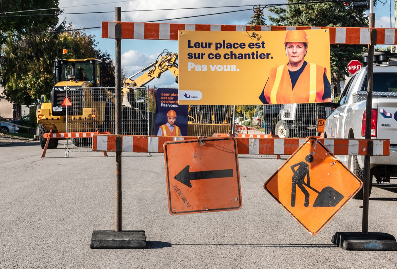 Laval sensibilise à propos des cols bleus
