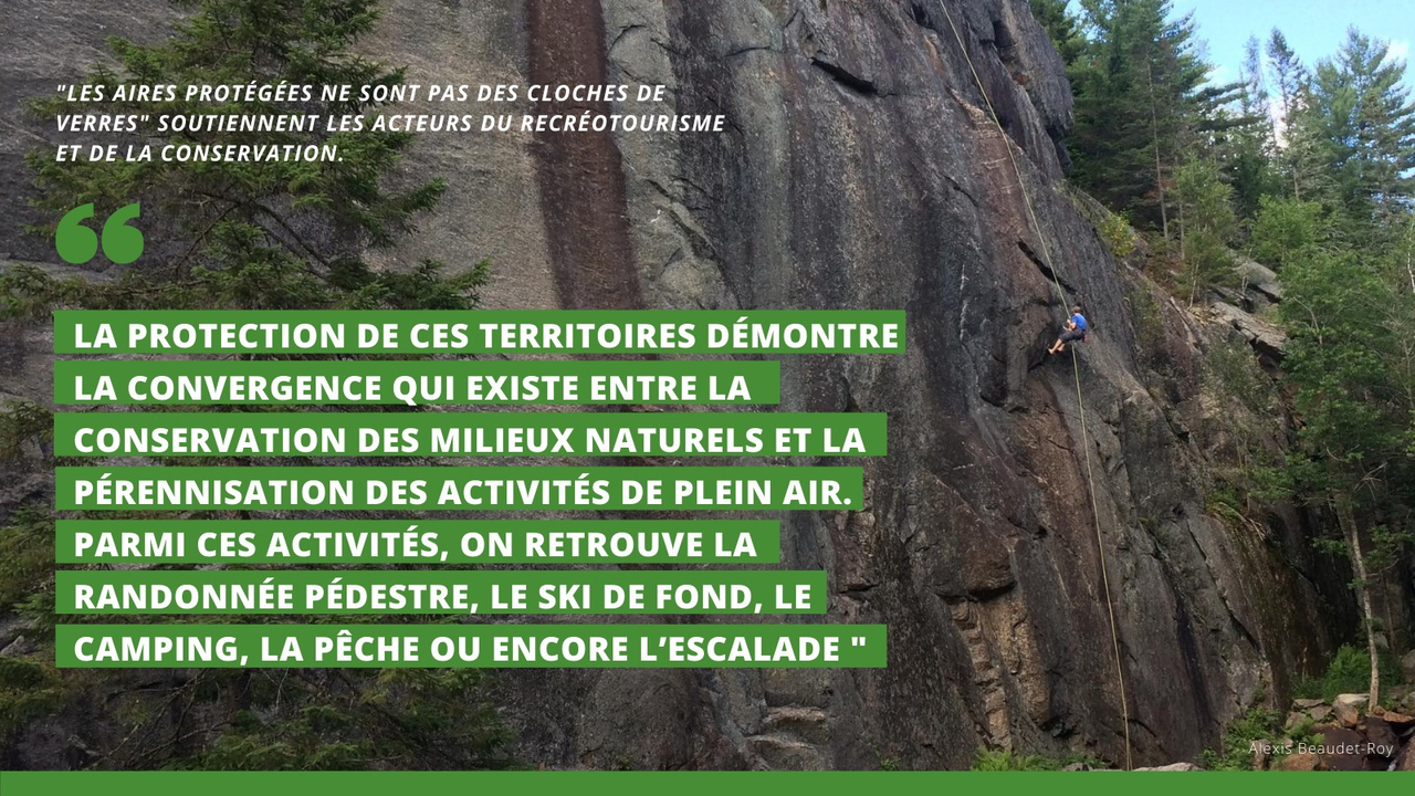 Acteurs du plein air et de la conservation unis pour célébrer la protection de milieux naturels de proximité.