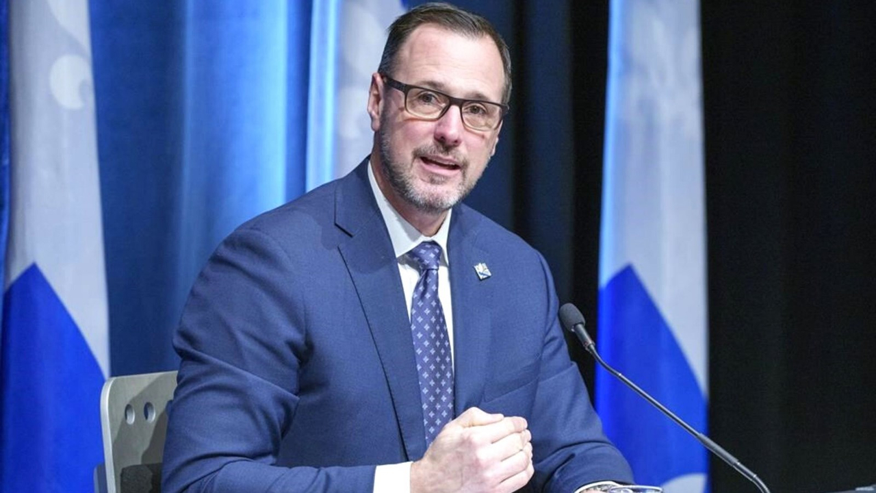 Le ministre de l’Éducation, Jean−François Roberge.