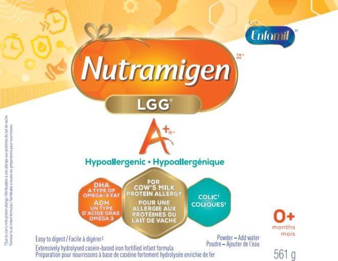 Rappel de préparations hypoallergéniques pour nourrissons de marque Enfamil