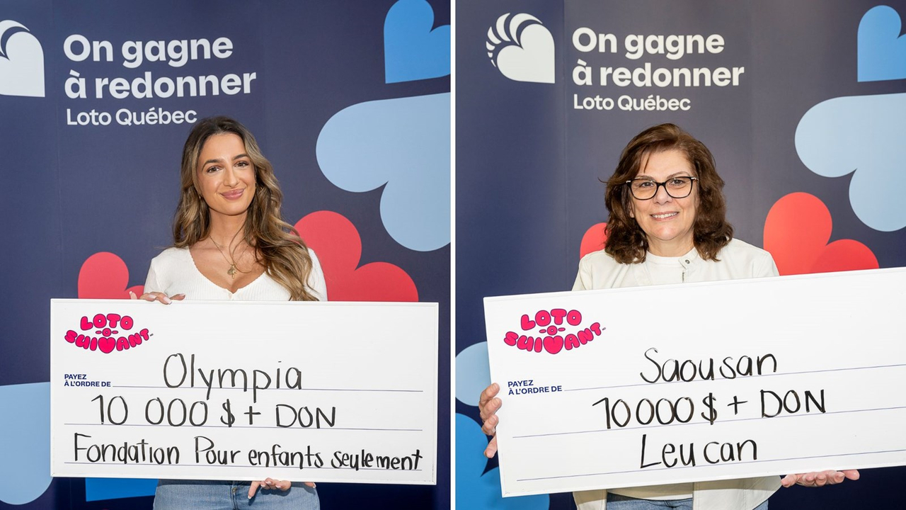 Deux Lavalloises remettent 10 000 $ chacune à des organismes