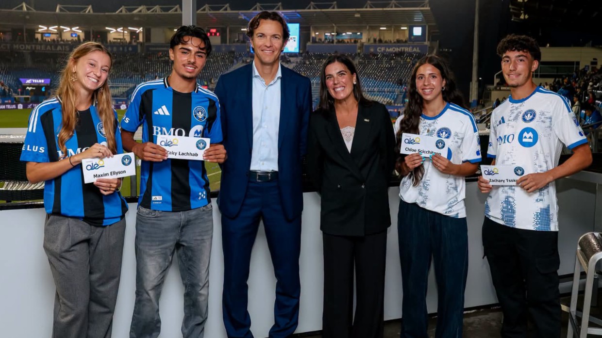 Deux jeunes Lavallois récompensés par le CF Montréal et la Fondation Aléo