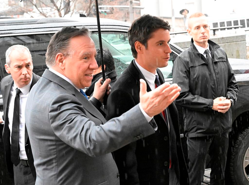 Le premier ministre de la France Gabriel Attal poursuit sa visite au Québec