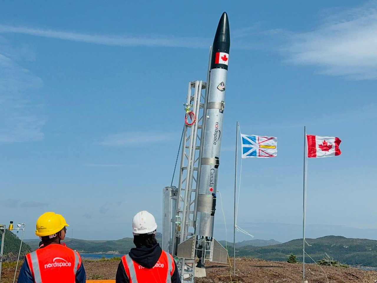 NordSpace retarde d'une journée le lancement de sa fusée à Terre-Neuve
