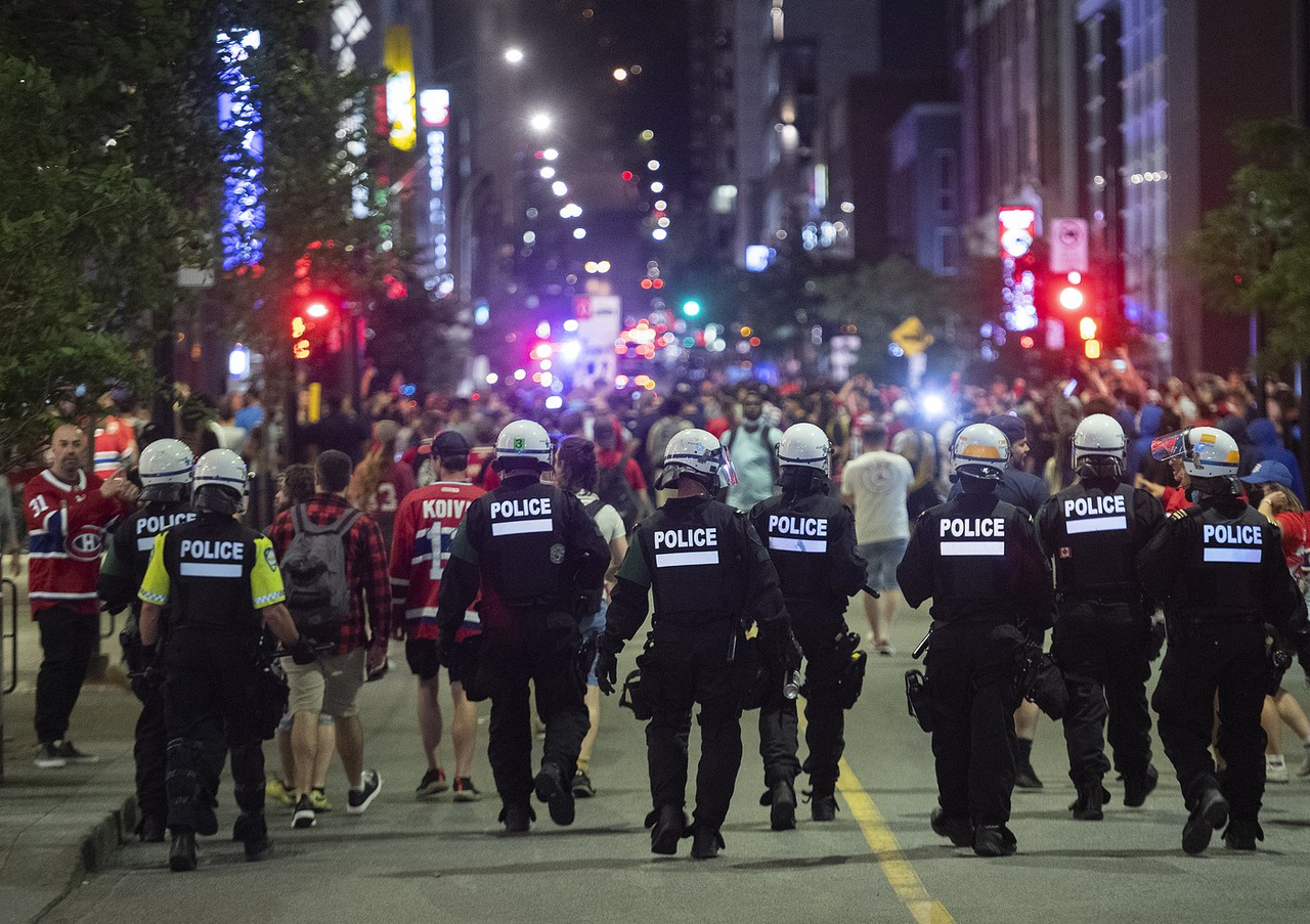 Le SPVM et la Ville de Montréal se mobilisent pendant les séries du Canadien