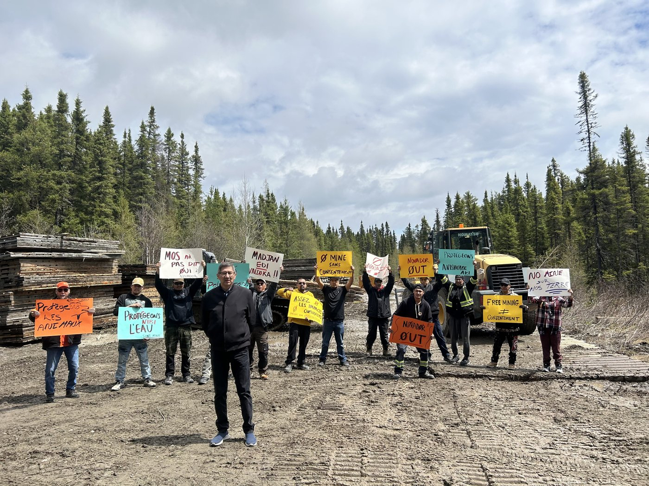 La nation anishnabe s’oppose au projet Novador sur son territoire ancestral