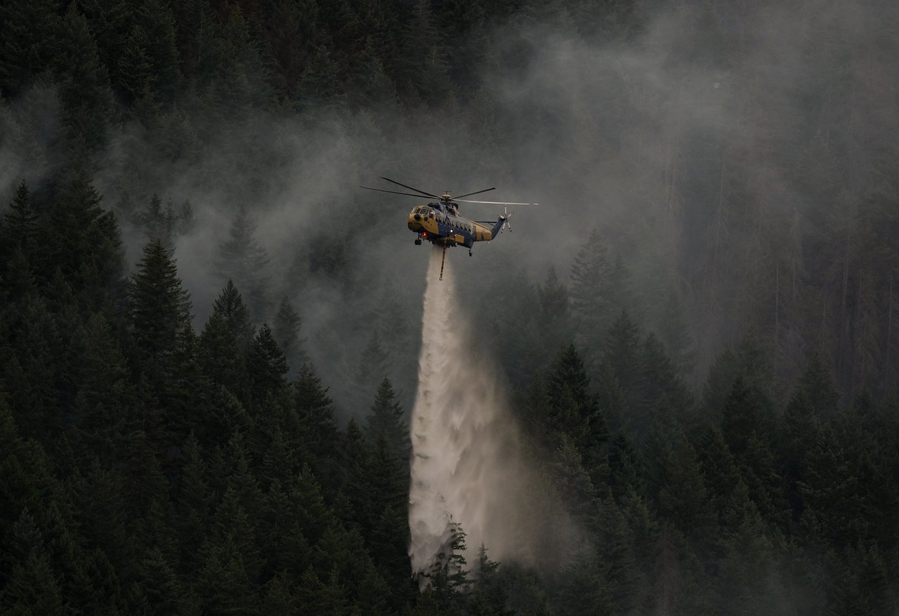 Les habitants de Boston Bar, en C.-B., s'inquiètent d'un feu de forêt à proximité