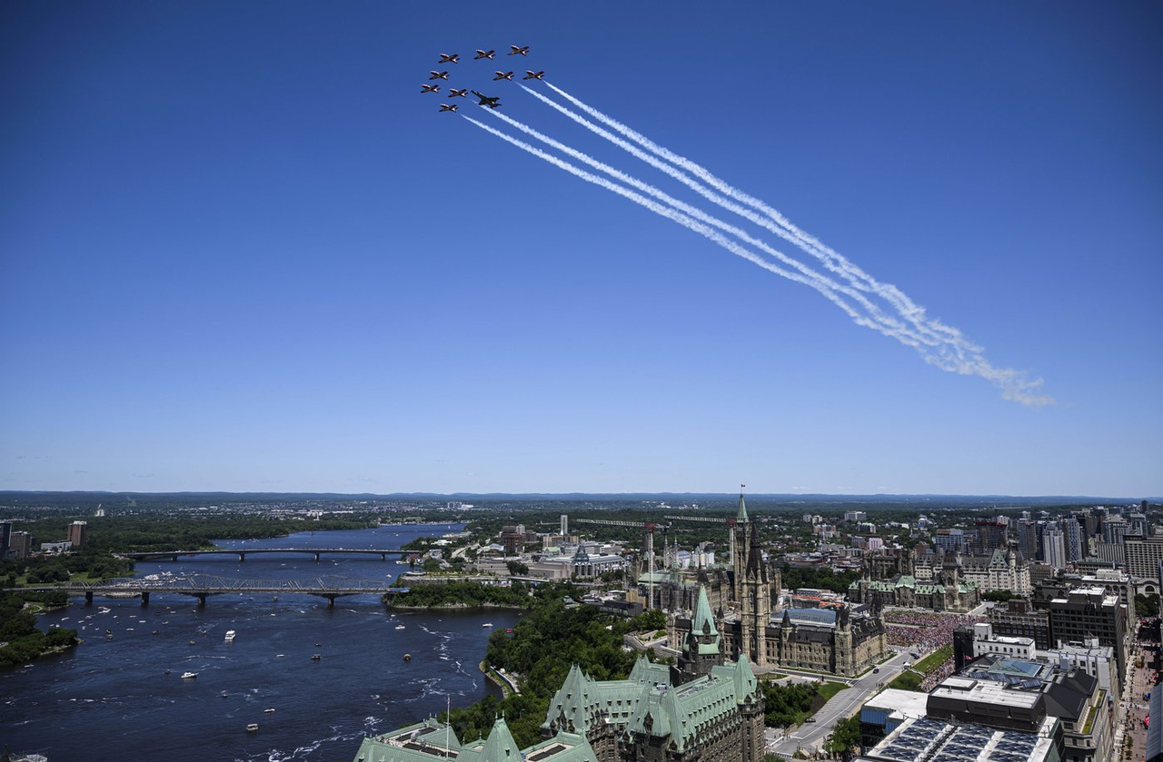 Des avions de chasse canadiens et américains survoleront Ottawa en ce 4 juillet