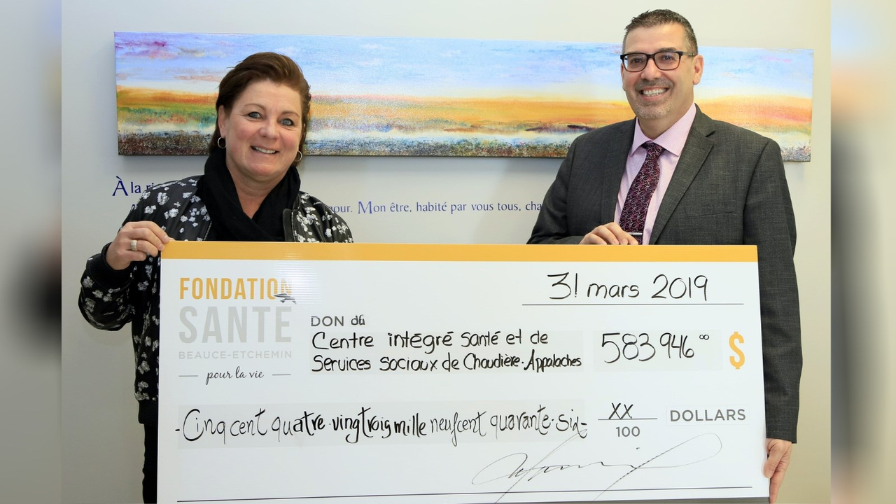 La Fondation Santé Beauce-Etchemin recueille 583 946 $