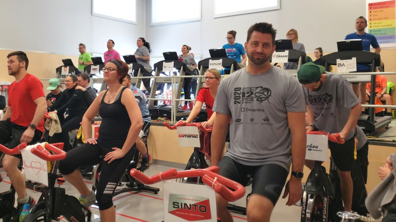 Le maire de Saint-Georges et Simon LeBlanc animent le 7e Cardio-thon