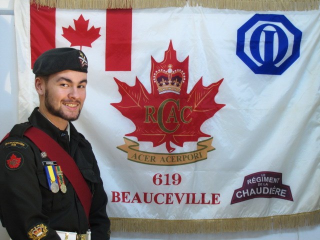 Cadet adjudant-chef Zachary Rodrigue.