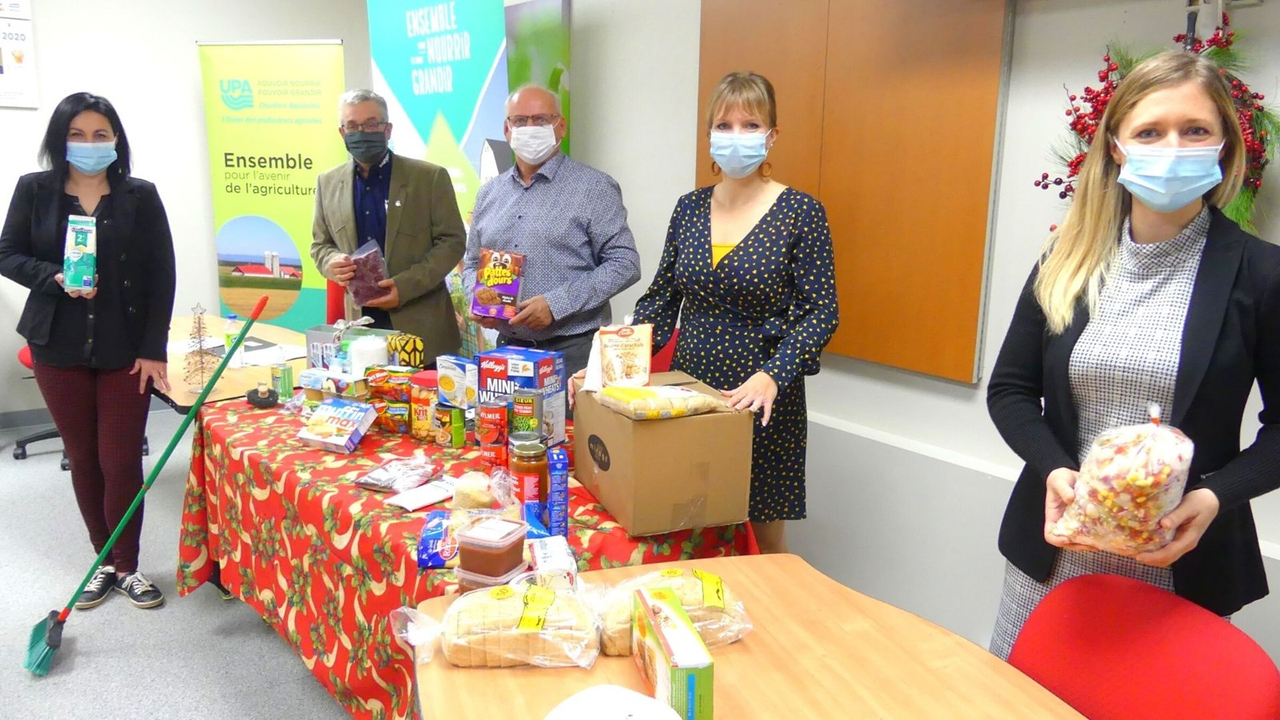 Les 2 500 paniers de Noël de Moisson Beauce sont déjà prêts