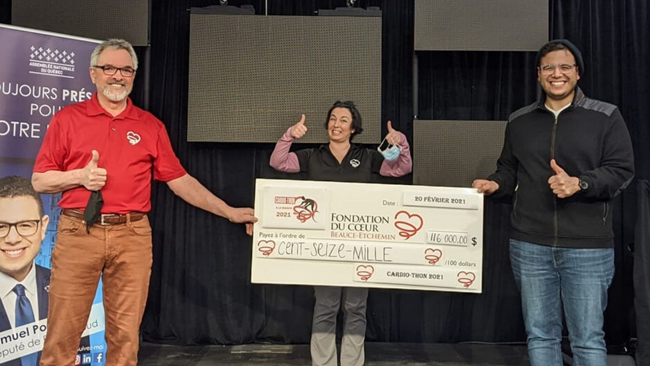 Le Cardio-thon a rapporté la somme record de 116 000 $