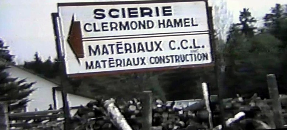 Normand DeLessard présente la Scierie Clermond Hamel en 1989