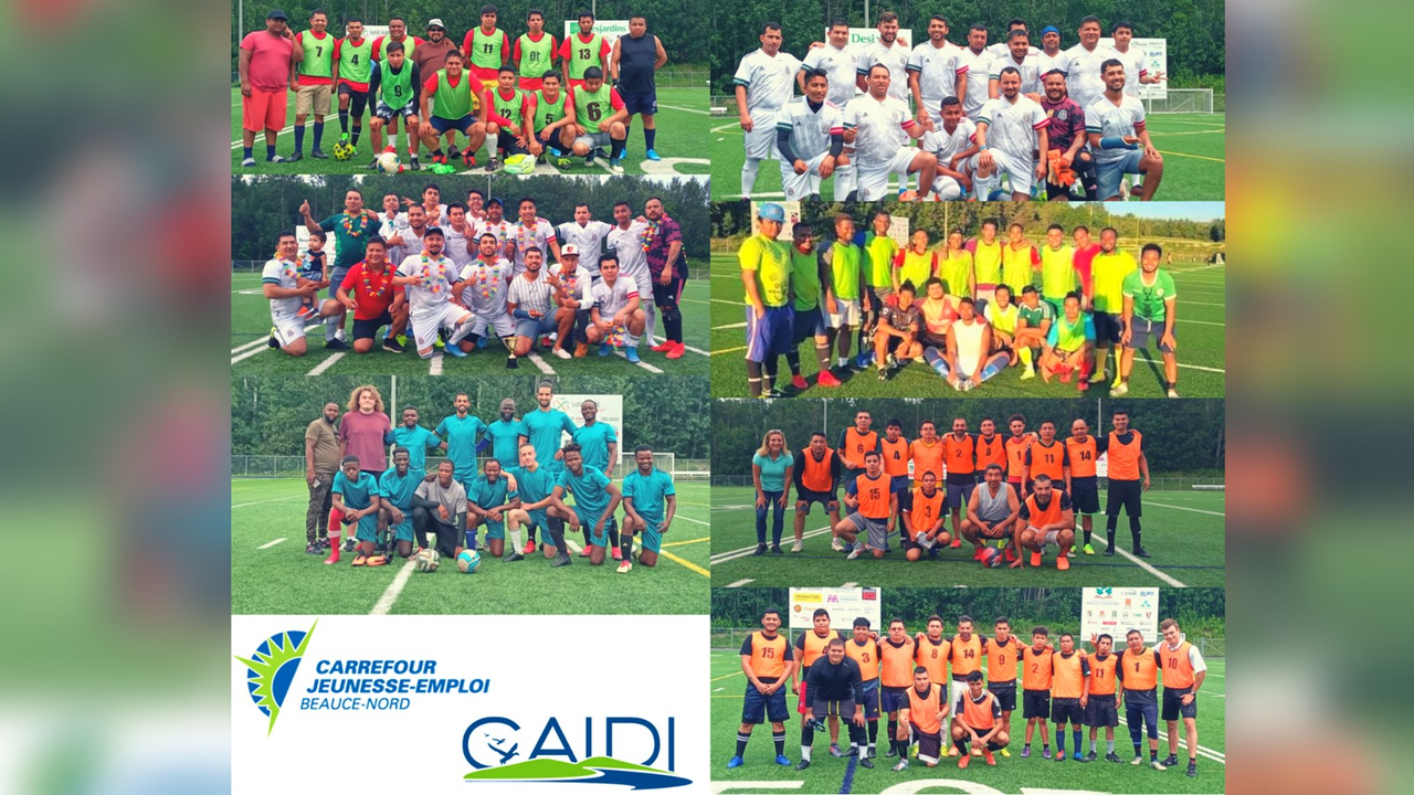 Une journée de soccer pour échanger avec les nouveaux arrivants