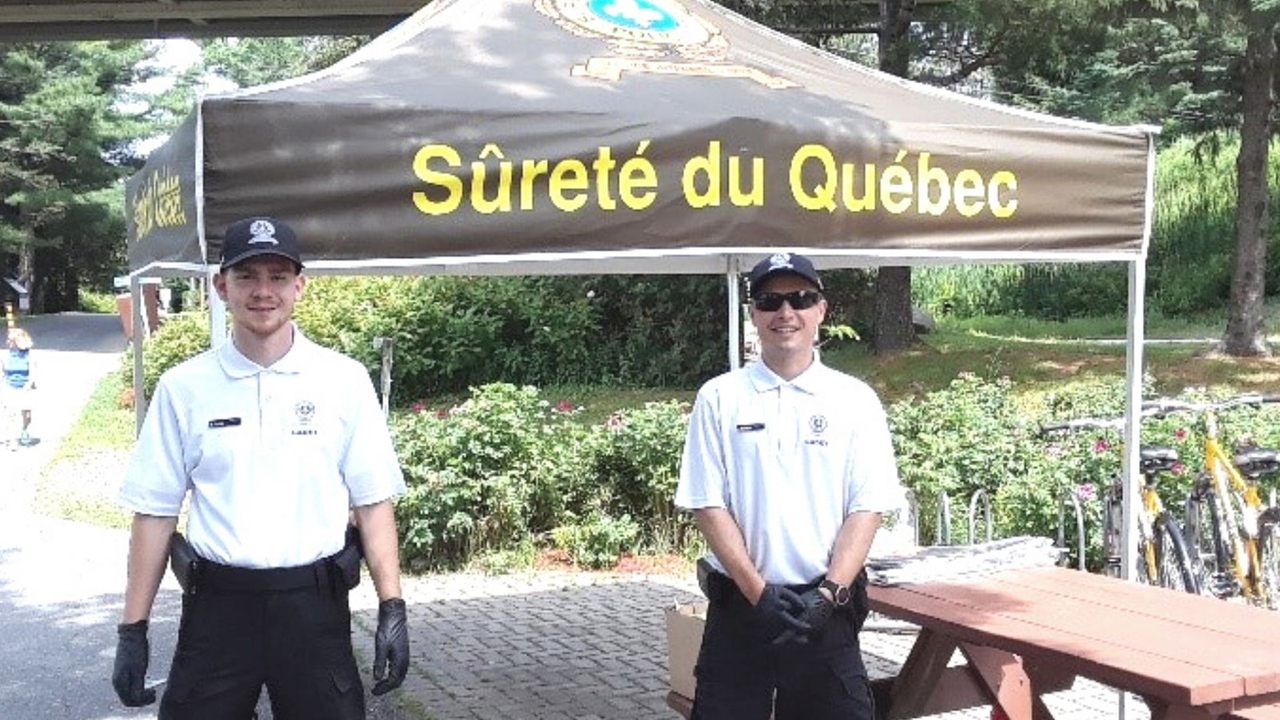 Les cadets de la Sûreté du Québec sont actifs cet été