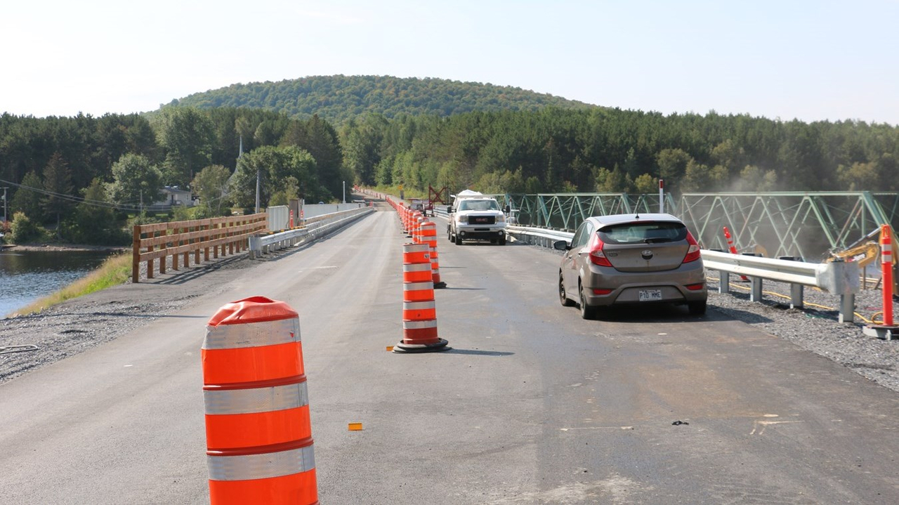 Prolongement de la circulation en alternance sur le nouveau pont du Grand lac Saint-François