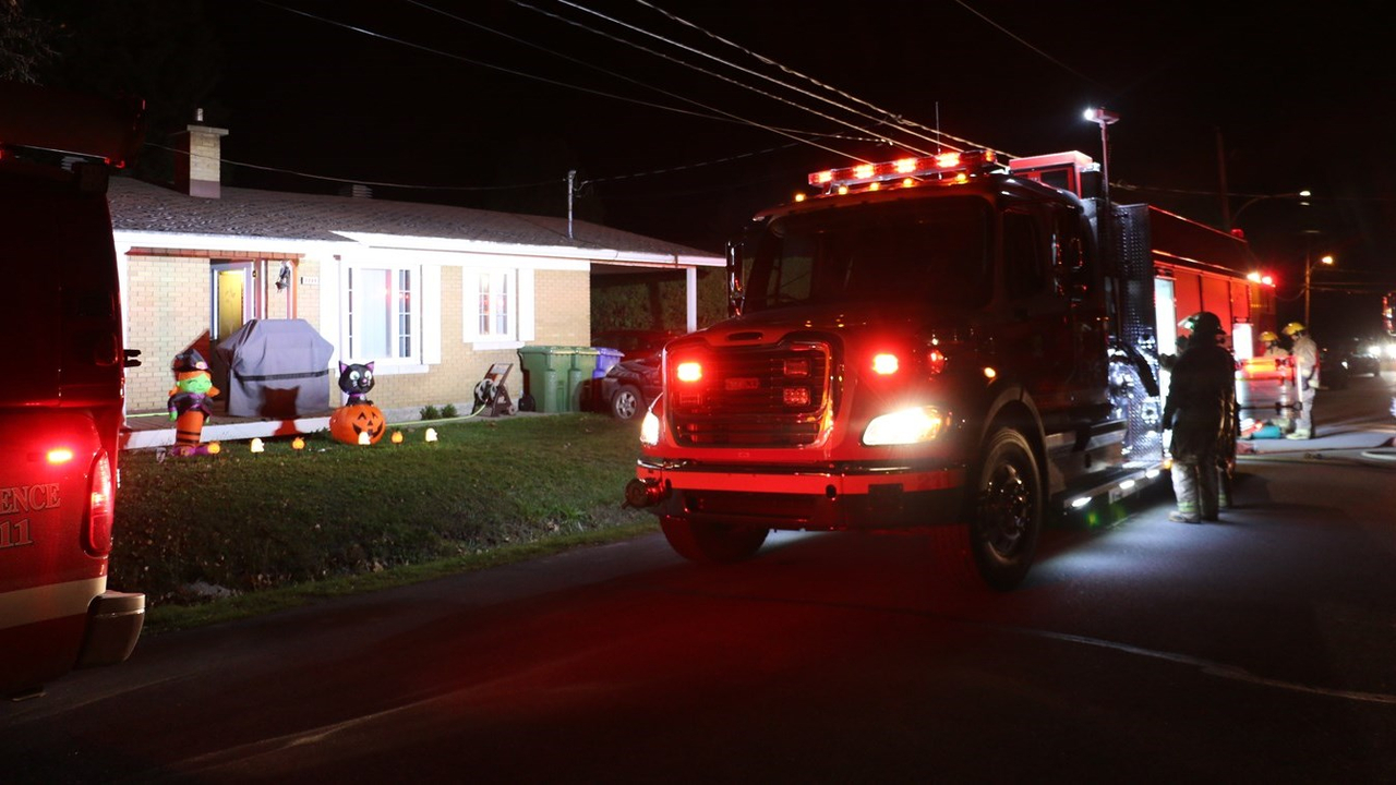Incendie d'une maison à Saint-Prosper