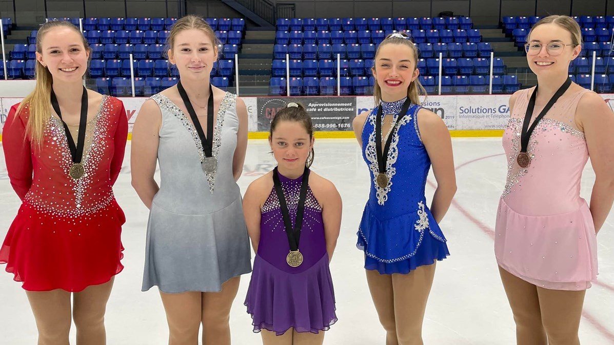 Les patineuses du CPA Sainte-Marie font bonne figure
