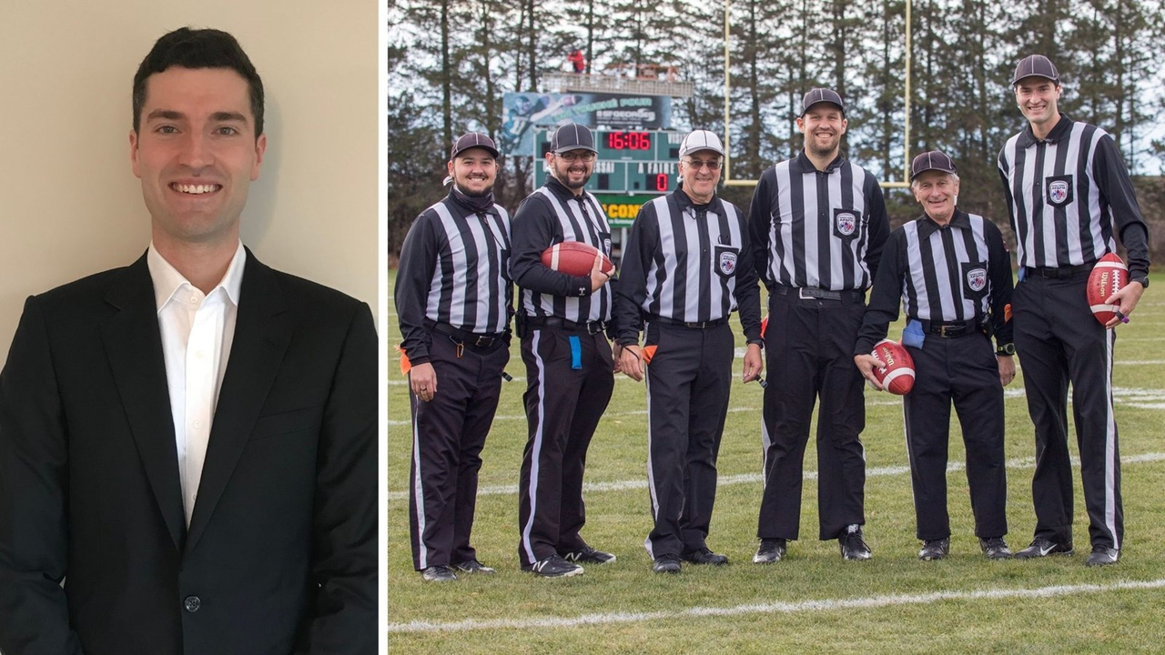 L'arbitre Alexandre Boily remarqué par la Ligue canadienne de football