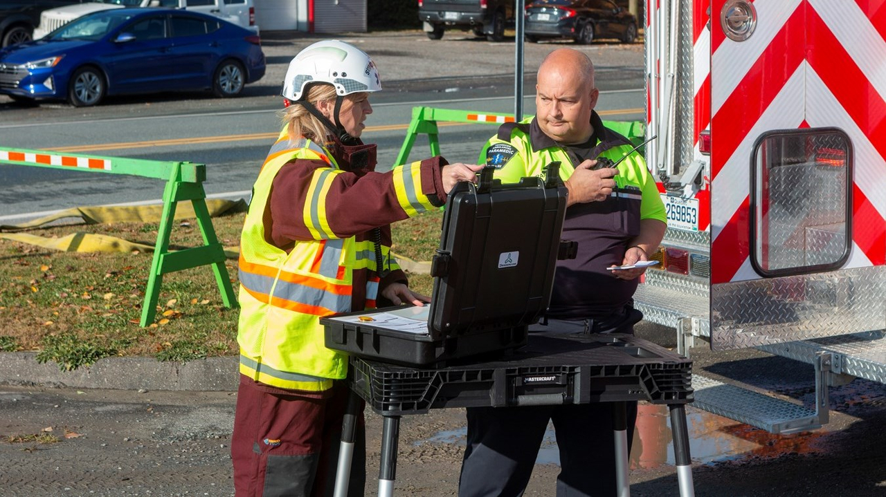 Vingt-et-un enfants « sauvés » lors d'un exercice des pompiers de Sainte-Marie-de-Beauce