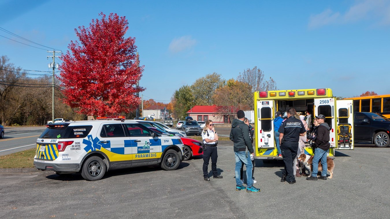 Vingt-et-un enfants « sauvés » lors d'un exercice des pompiers de Sainte-Marie-de-Beauce
