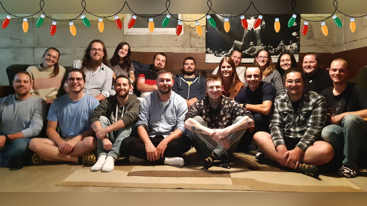 Un match d'improvisation en pyjama de Noël
