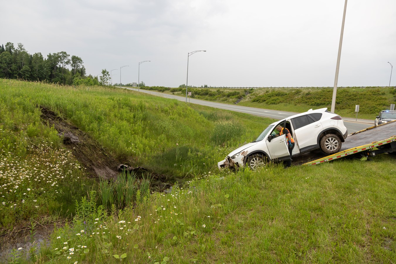 Beauceville: un accident de voiture qui impliquerait de l'alcool