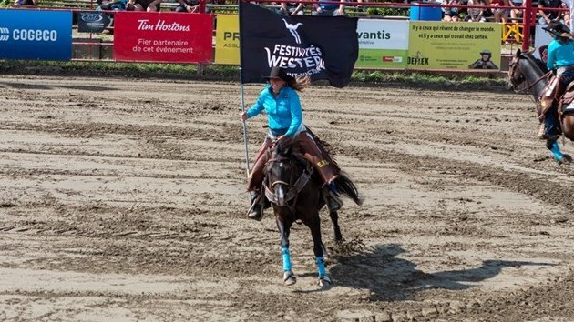 C'est le premier jour des Festivités Western de Saint-Victor
