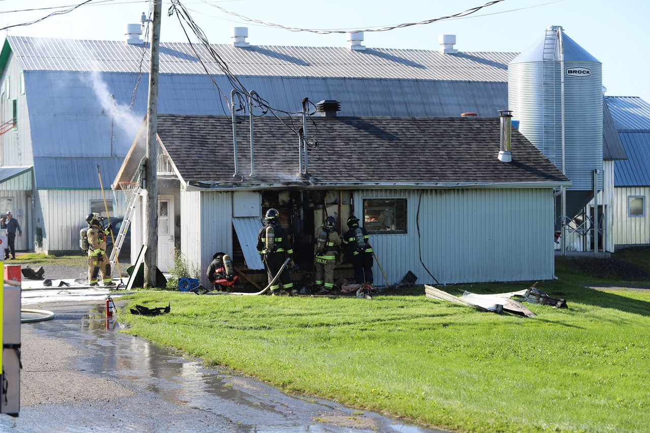 Incendie de bâtiment agricole