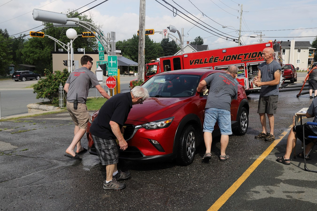Une 22e édition pour le lave-o-thon des pompiers de Vallée-Jonction