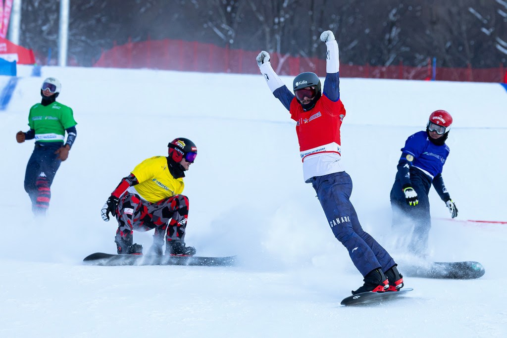 Première course de l'année et première médaille d'or pour Eliot Grondin