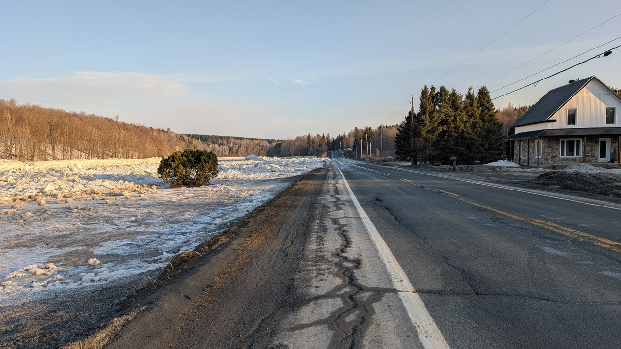 Rivière Chaudière: inondations et mouvements de glaces en ce dimanche