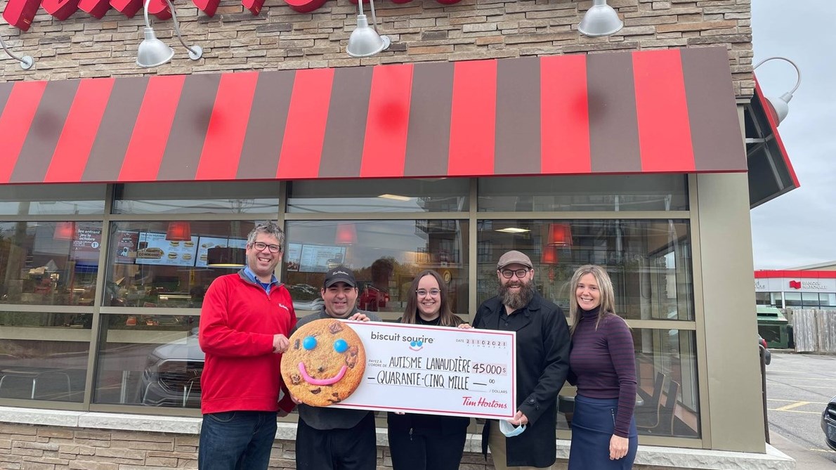 Biscuits sourire, un succès dans Lanaudière