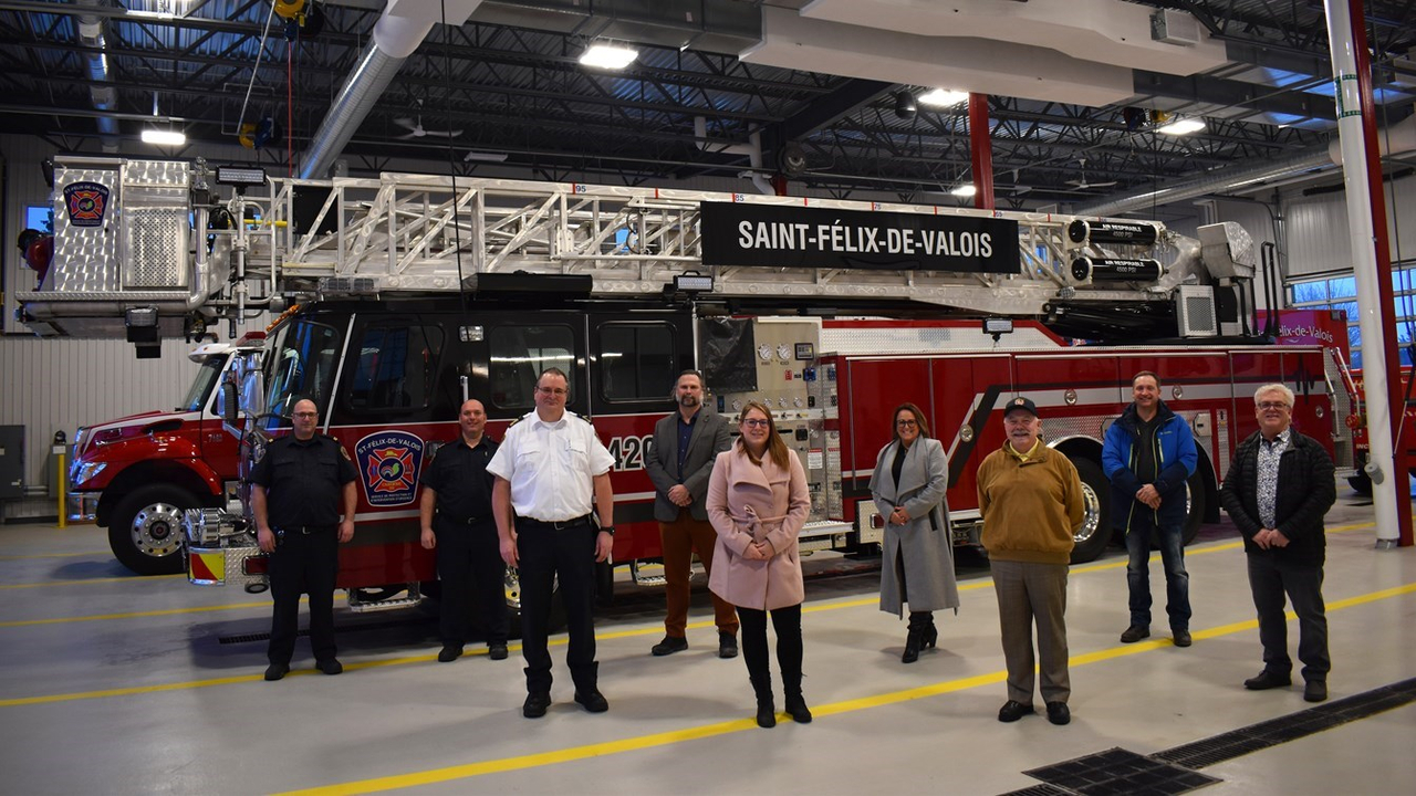 Un nouveau camion-échelle pour Saint-Félix-de-Valois