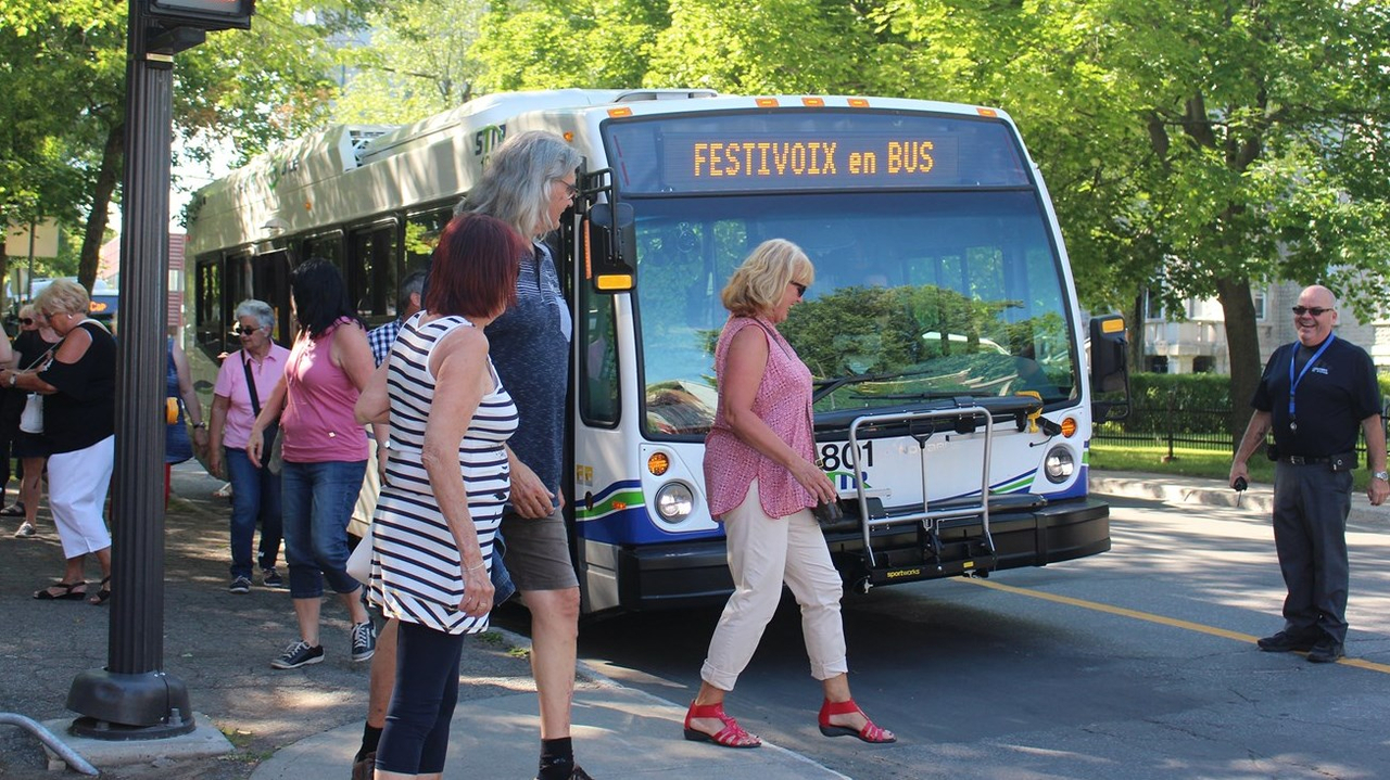 Le transport collectif sera gratuit durant le FestiVoix