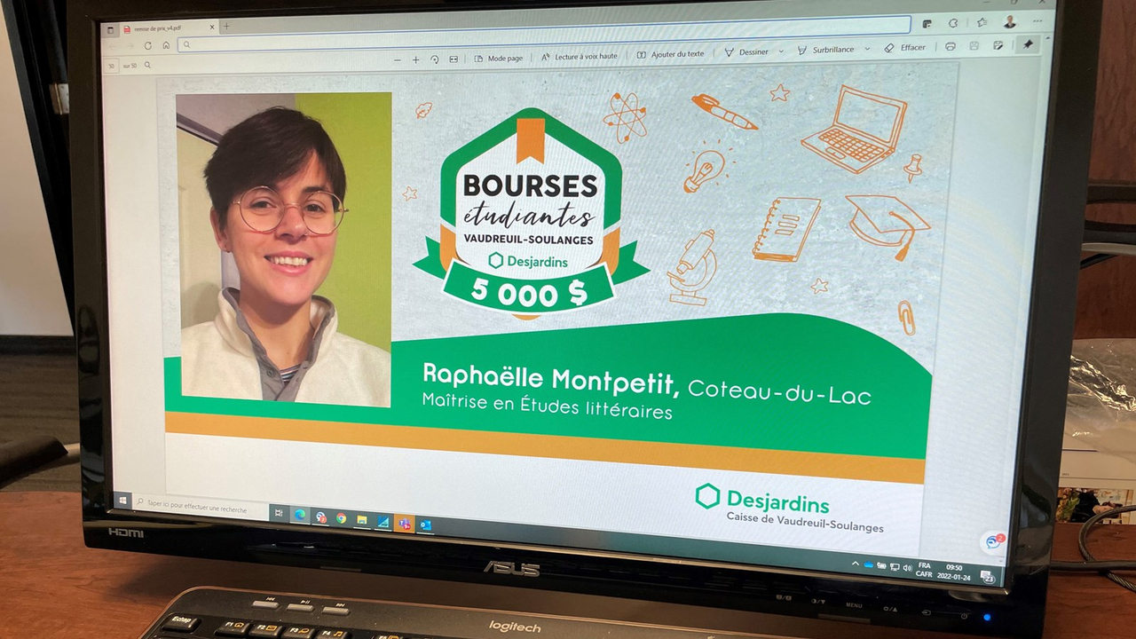 Dévoilement des 50 lauréats du Concours de bourses étudiantes de la Caisse Desjardins Vaudreuil-Soulanges