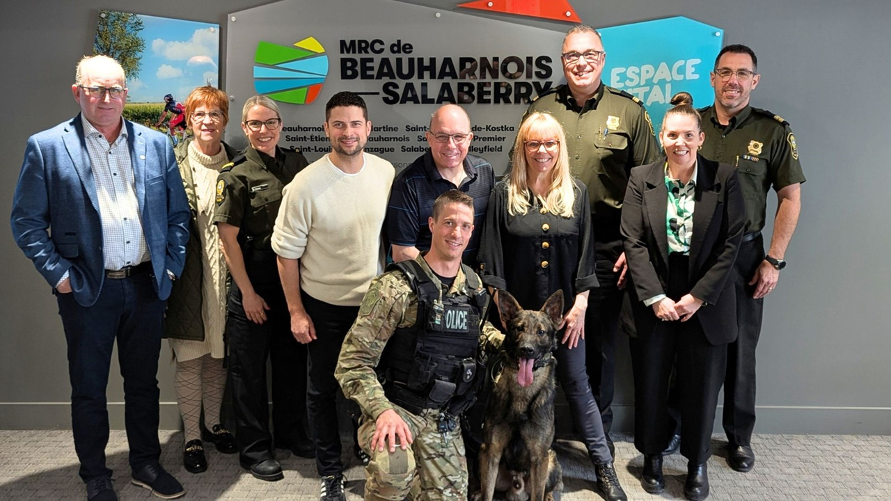 MRC Beauharnois-Salaberry : Un maître-chien en renfort pour la SQ