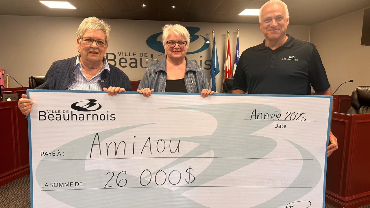 Beauharnois renouvelle son partenariat avec le comité Amiaou